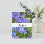 紫紫紫紫紫陽花スペシャルテンシブテーブルカード ポストカード (スタンド正面)