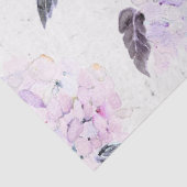 紫紫紫紫紫陽花ティッシュペーパーイン水彩画 薄葉紙 (詳細)