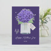 紫紫紫紫紫陽花ハッピーマザーズデイ カード (スタンド正面)