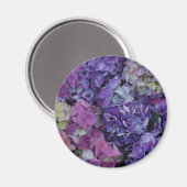 紫紫紫紫紫陽花磁石 マグネット (正面/裏面)