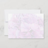 紫紫紫紫紫陽花結婚式RSVP紫陽花4 出欠カード (裏面)