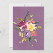 紫紫紫紫紫陽花花花嫁昼食会招待状 (裏面)