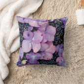 紫紫紫紫紫陽花角枕 クッション (ブランケット)