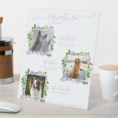 紫紫紫紫紫陽花3写真ペットのシグネチャードリンク 台座サイン (インサイチュ)