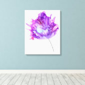 紫紫紫紫紫陽花----カスタマイズ可能 – - キャンバスプリント (インサイチュ (ウッドフロア))