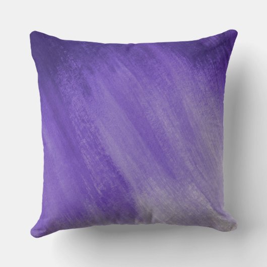 紫紫紫紫色調洗絵を描用枕 クッション (裏面)