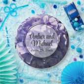 紫紫紫紫花フローラ ペーパープレート (パーティー)