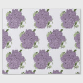 紫紫紫紫陽花ラッピング紙 ラッピングペーパー (フラット)