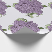 紫紫紫紫陽花ラッピング紙 ラッピングペーパー (角)