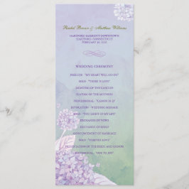 紫紫紫紫陽花ロング垂直結婚式 プログラム
