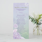 紫紫紫紫陽花ロング垂直結婚式 プログラム (スタンド正面)