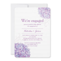 紫紫紫紫陽花結婚婚約パーティ