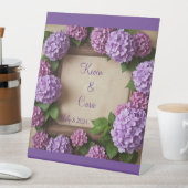 紫紫紫紫陽花結婚病 台座サイン (インサイチュ)