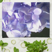 紫紫紫紫陽花 キッチンタオル (折り畳み)