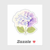 紫紫紫紫陽花 シール (シート)