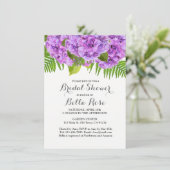 紫紫紫陽花のブライダルシャワー 招待状 (スタンド正面)