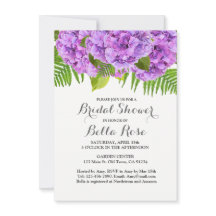 紫紫紫陽花のブライダルシャワー