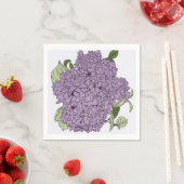 紫紫紫陽花 スタンダードカクテルナプキン (インサイチュ)