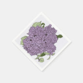 紫紫紫陽花 スタンダードカクテルナプキン (角)