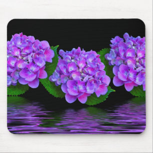 紫紫紫陽花 マウスパッド