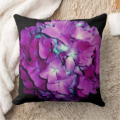 紫紫陽花 クッション (ブランケット)