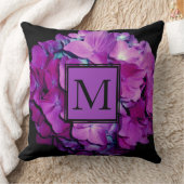 紫紫陽花 クッション (ブランケット)