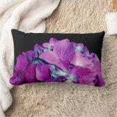 紫紫陽花 ランバークッション (ブランケット)