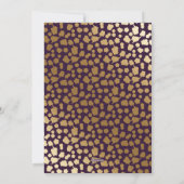 紫結婚したと新メリー婚の写真 シーズンカード (裏面)