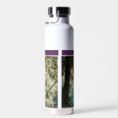 紫結婚と白 ウォーターボトル (右面)
