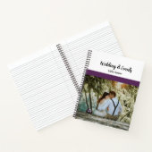 紫結婚と白 ノートブック (内部)