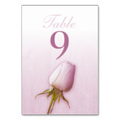 紫結婚のマウ独身のブバラ芽テーブル番号 テーブルナンバー (裏面)