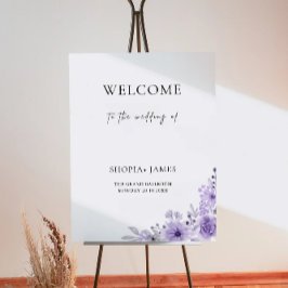 紫結婚の歓迎 ポスター