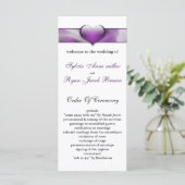 紫結婚式 プログラム (スタンド正面)