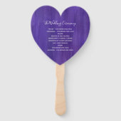 紫結婚色のインクアモダンートプログラムのファン ハンドファン (裏面)