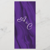 紫絹結婚の メニュー (裏面)