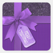 紫綬褒章メリークリスマスプレゼント スクエアシール (正面)