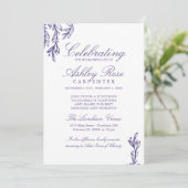 紫緑お祝いオブライフメモリアル  招待状 (スタンド正面)