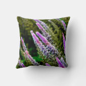 紫緑の野花 クッション (裏面)
