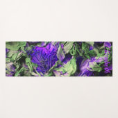 紫緑青蓮 ヨガマット (正面(横))