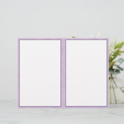 紫縁ど8.5 x 11紙 (スタンド正面)