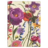 紫色およびオレンジケシのメロディー クリップボード (裏面)