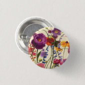 紫色およびオレンジケシのメロディー 缶バッジ (正面&裏面)