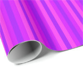 紫色およびピンクのStripeyのヒッピーパターン ラッピングペーパー (ロールコーナー)
