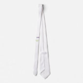 紫色およびライムの奇跡は隠された雲です ネクタイ (裏面)