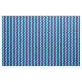 紫色および水のヘリンボン ファブリック (ヤード)
