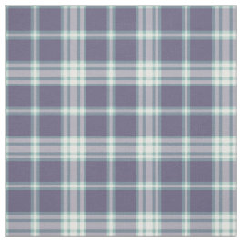 紫色および水の格子縞 ファブリック