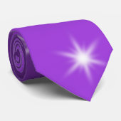 紫色および白い星、パターン ネクタイ (ロール)