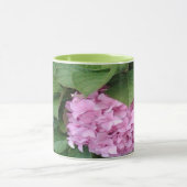 紫色および緑のバルボア島からのアジサイ! マグカップ (中央)