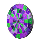 紫色および緑の娯楽室の陰 ダーツボード (正面右)