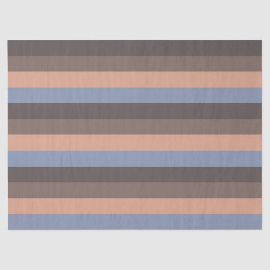 紫色および茶色のストライプなティッシュペーパー 薄葉紙 (正面)